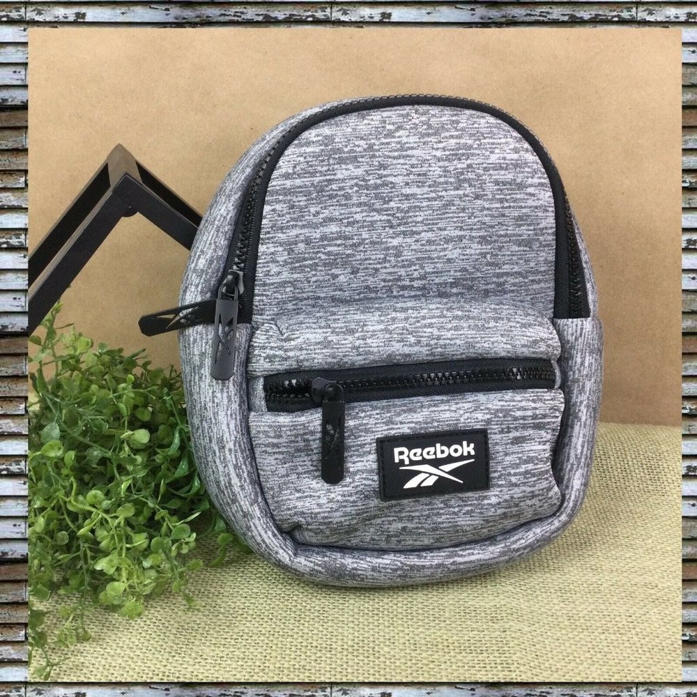 Reebok Mini Backpack Black Nylon Travel Bag